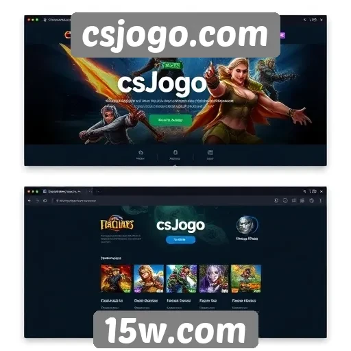 Análise da interface do usuário do csjogo.com